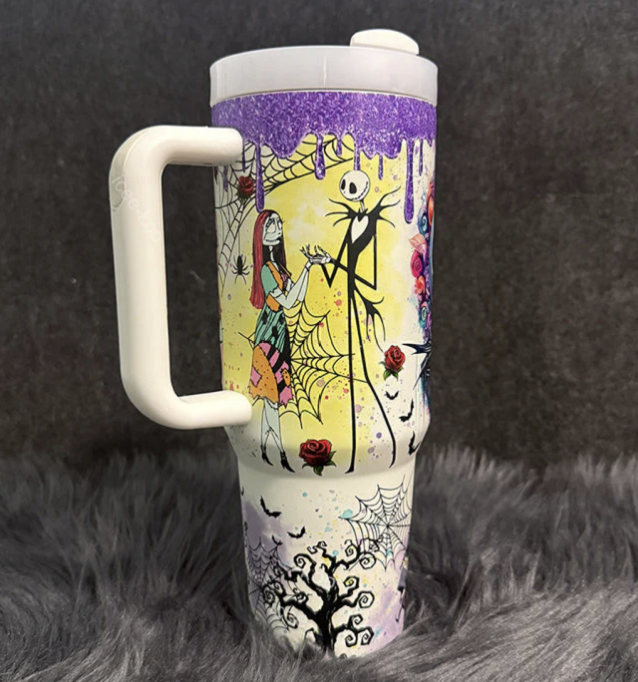Vaso de 40 oz de Sally x Jack Skellington